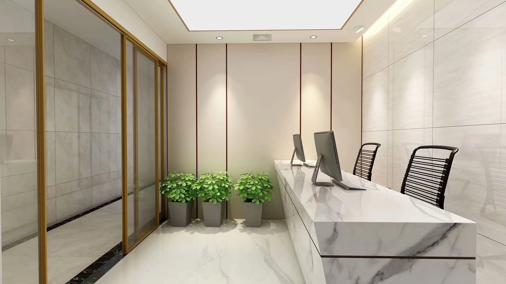 辦公室前臺裝修應(yīng)使用哪種材質(zhì)材料？