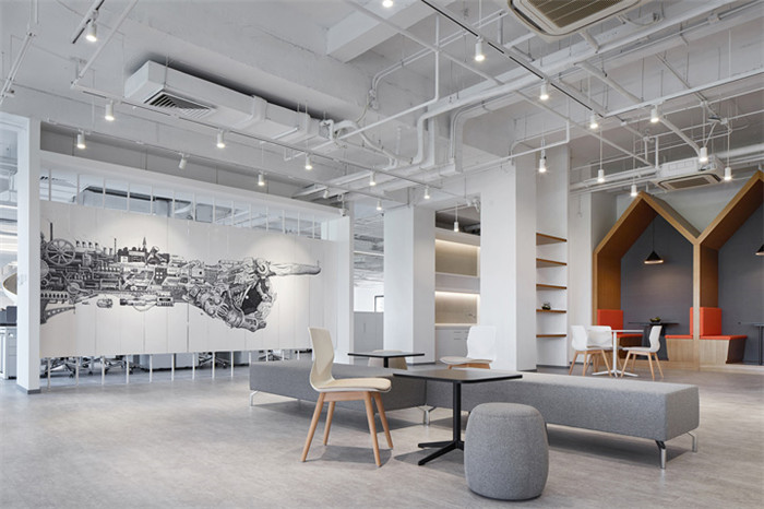 辦公室裝修中的墻飾設(shè)計(jì)，讓工作樂(lè)趣倍增!