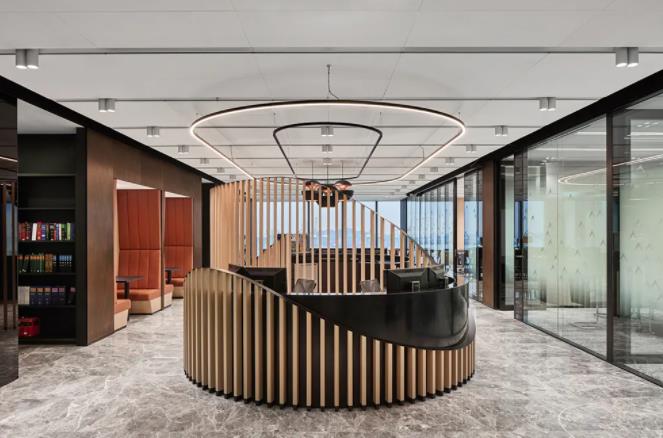 辦公樓前廳這樣設(shè)計(jì)，夠時(shí)尚！