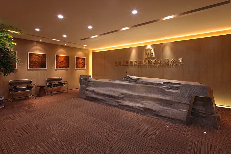 上海辦公室裝修設(shè)計——前臺設(shè)計