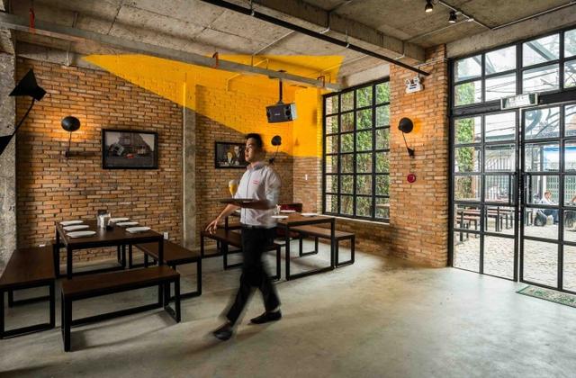 商業(yè)空間:越南西貢主題餐廳工業(yè)風(fēng)格設(shè)計