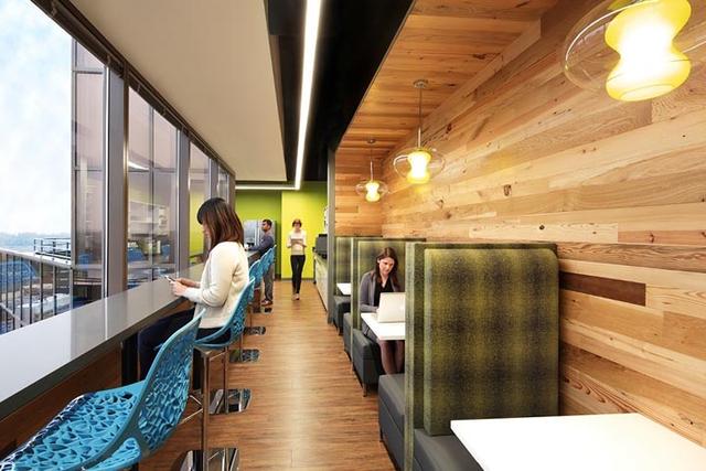 別小看回收木板條！美國(guó)VMware公司用它創(chuàng)造了獨(dú)特的木質(zhì)辦公空間