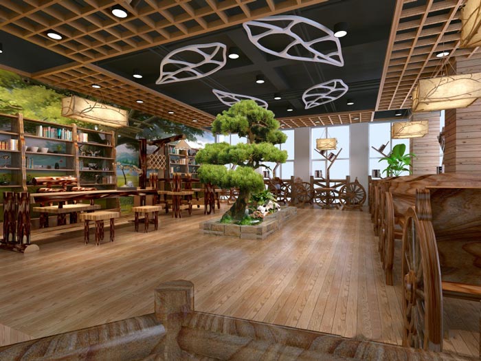 中式辦公室裝修，古樸典雅不過時(shí)！