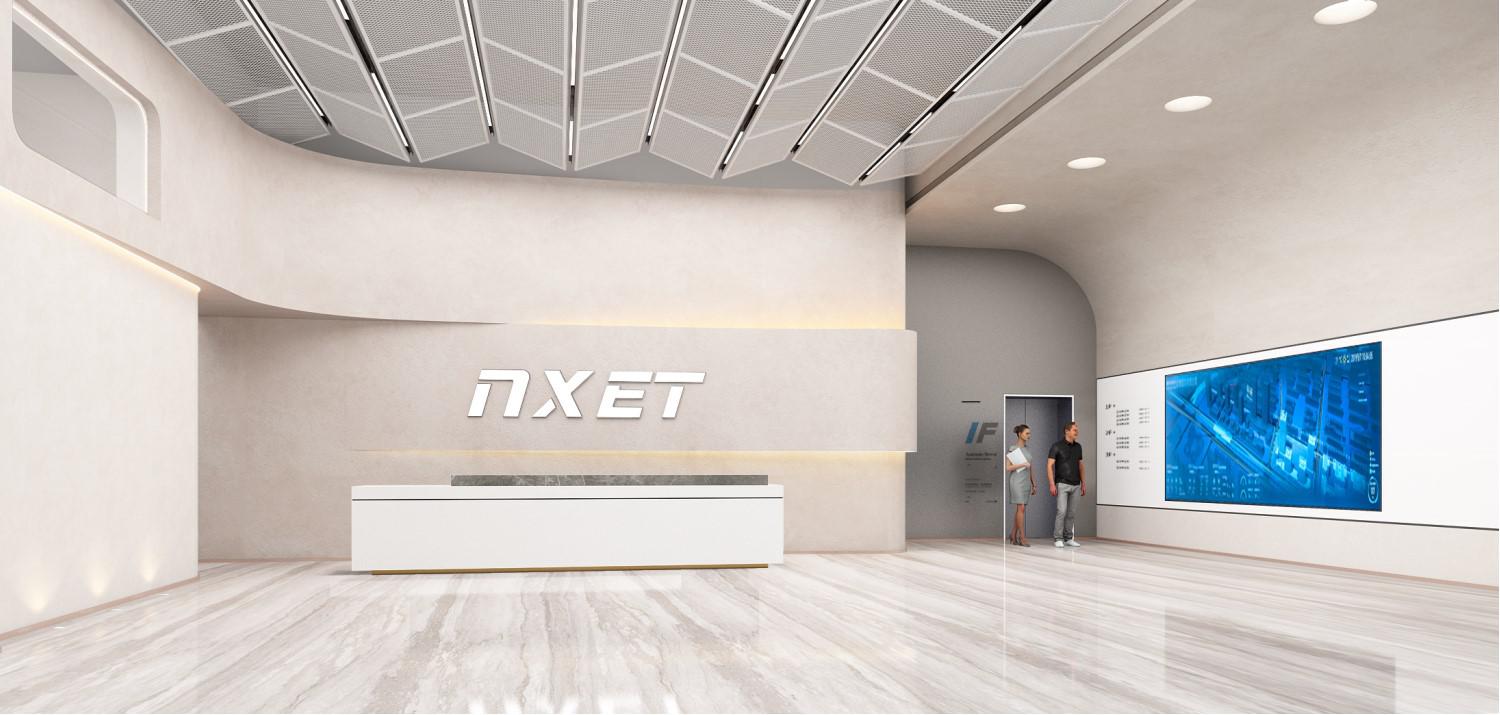 上海尼信電子科技有限公司辦公室裝修效果圖