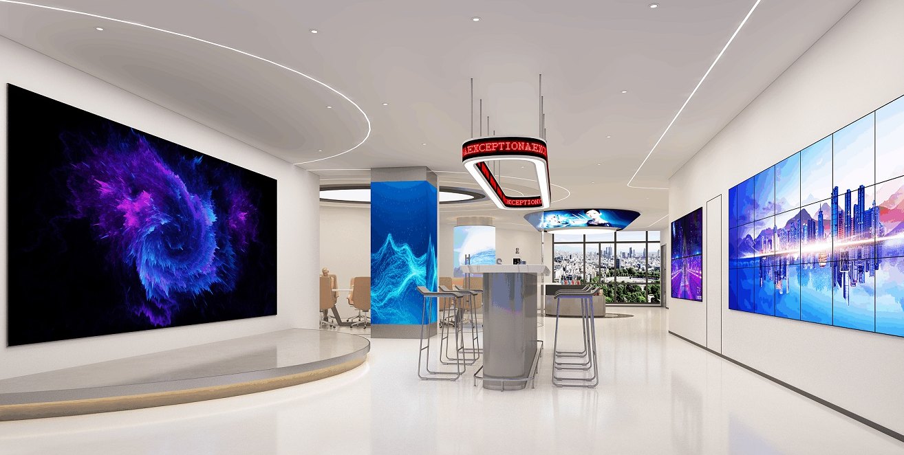 上海浩顯電子技術(shù)辦公室裝修案例